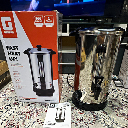 Geepas 10l stainless steel - geepas,