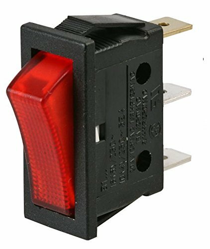 Red rocker switch - rocker,